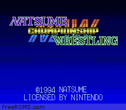 Natsume Championship Wrestling Screen Shot 1