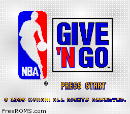 NBA Give 'N Go Screen Shot 1