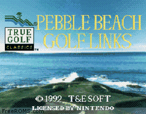 Pebble Beach Golf Links Screen Shot 1