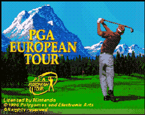 PGA European Tour Screen Shot 1