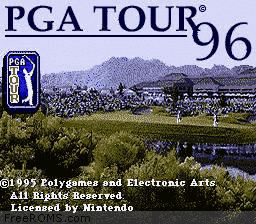 PGA Tour 96 Screen Shot 1