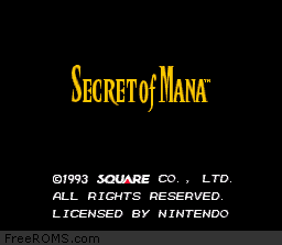 Secret of Mana Screen Shot 1