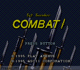 Sgt. Saunders' Combat! Screen Shot 1