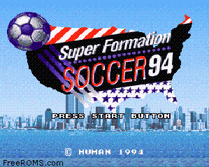 Super Formation Soccer 94 Screen Shot 1