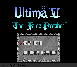 Ultima VI - The False Prophet Screen Shot 1