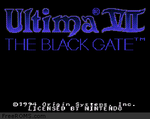 Ultima VII - The Black Gate Screen Shot 1