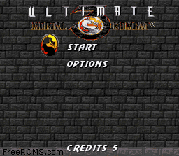 Ultimate Mortal Kombat 3 Screen Shot 1