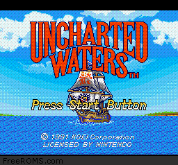 Uncharted Waters Screen Shot 1