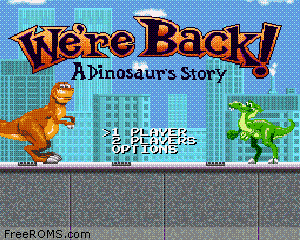 We're Back! - A Dinosaur's Story Screen Shot 1