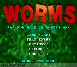 Worms Screen Shot 1