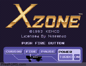 X Zone Screen Shot 1